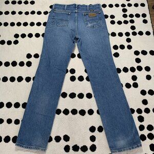 Wrangler Jeans Cowboy Cut 33X36 George Strait Vintage 90s Distressed Denim Ranch